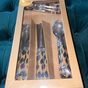 MURVAL Paris 20 pc animal print flatware